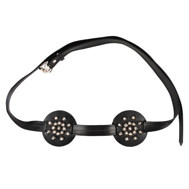 Kiotos Harnais de Poitrine à Pointes Noir