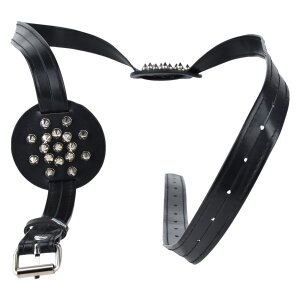 Kiotos Spiked Breast Binder Black