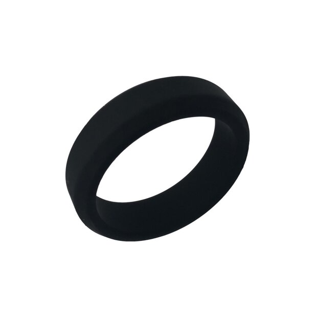 Kiotos Set de 6 anneaux péniens en silicone Noir Ø 2,6–5,7 cm