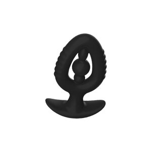 Kiotos Anal Plug/Expander with Inner Bead Black Ø...