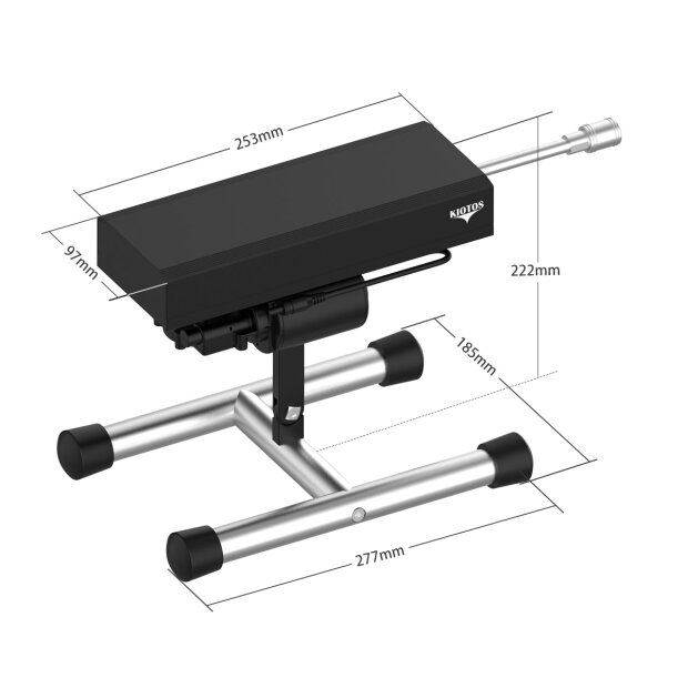 Kiotos Love Machine Mini Allure Schwarz Silber