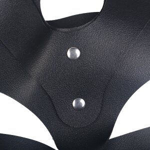 Kiotos Katzenmaske Schwarz