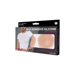 Peekaboo Self Adhesive Silicone Nipple Covers Flesh