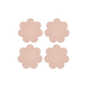 Peekaboo Self Adhesive Satin Nipple Covers Nude