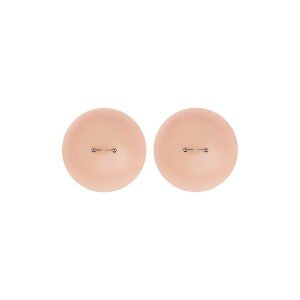 Peekaboo Silicone Pierced Nipple Covers Beige