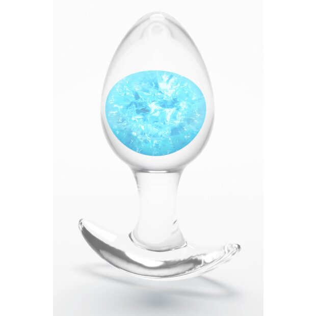 NS Novelties Glams Cosmic Medium Anal Plug Blue Ø 4 cm