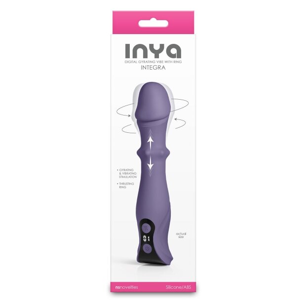 NS Novelties Inya Integra Vibromasseur Violet 18,2 cm Ø 3,5 cm