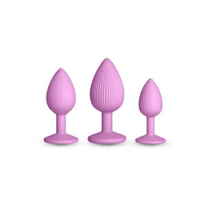 NS Novelties Inya Triple Ace Anal Plug 3-Piece Pink
