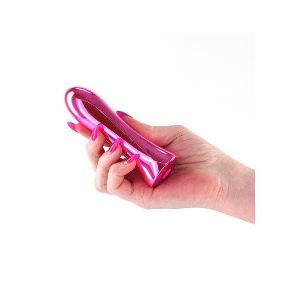 NS Novelties Inya Shimmer Metallic Vibromasseur Pink 12 cm Ø 3 cm