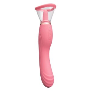 Le Wand Lick 3-1 Double-Sided Vibrator with Tongue...