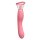 Le Wand Lick 3-1 Double-Sided Vibrator with Tongue Stimulator Pink 26 cm Ø 4 cm