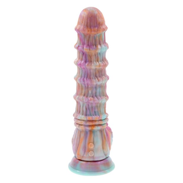 Evolved Fantasy Vibrator with Remote Control Multicolor 27.6 cm