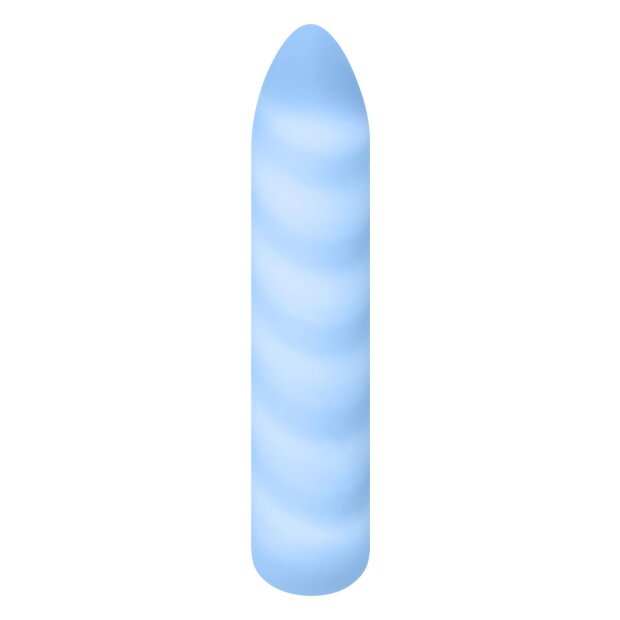 Evolved Playboy Unicorn Vibes Bullet Vibrator Blau 11,7 cm