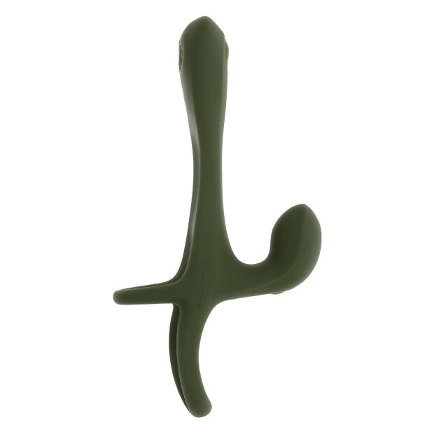 Evolved Strap Tap And Go Couple Vibrator Green 19.4 cm