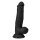 Shaft Modèle N Godemichet réaliste avec testicules et vibration Noir 21,5 cm