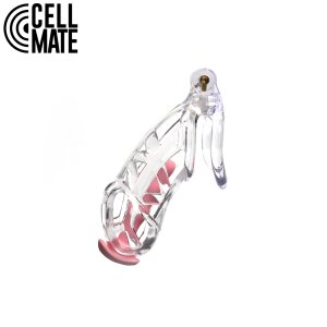 Cellmate Guardian Chastity Cage Clear Size 4