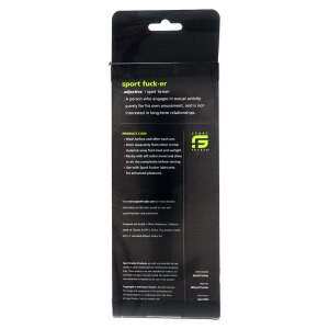 Sport Fucker Next Level Trainer Plug Large Black Ø...