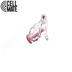 Cellmate Guardian Chastity Cage Clear Size 1