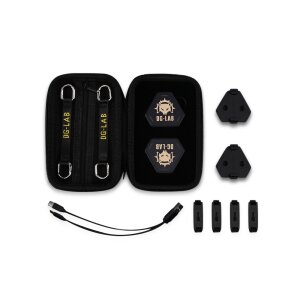 DG-Lab PawPrints Wireless Buttons Schwarz