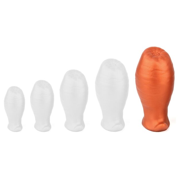 TheAssGasm Egg Plug Anal XL Orange Ø 7,3 cm