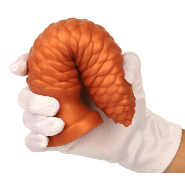 TheAssGasm Pine Plug Anal XXL Orange Ø 8 cm