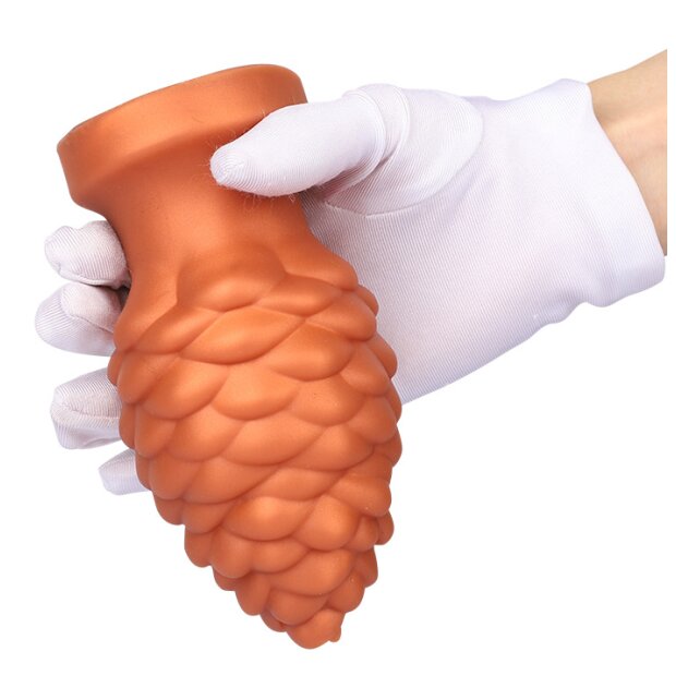 TheAssGasm Pinhead Analplug XXL Orange Ø 8 cm