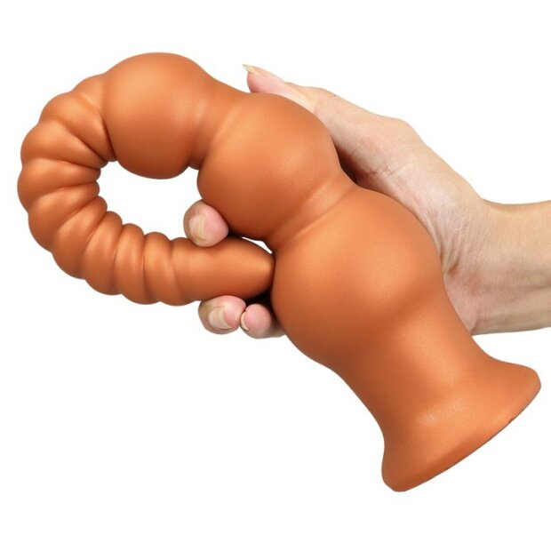 TheAssGasm Multivers Gode Anal M Orange 25 cm Ø 5,5 cm