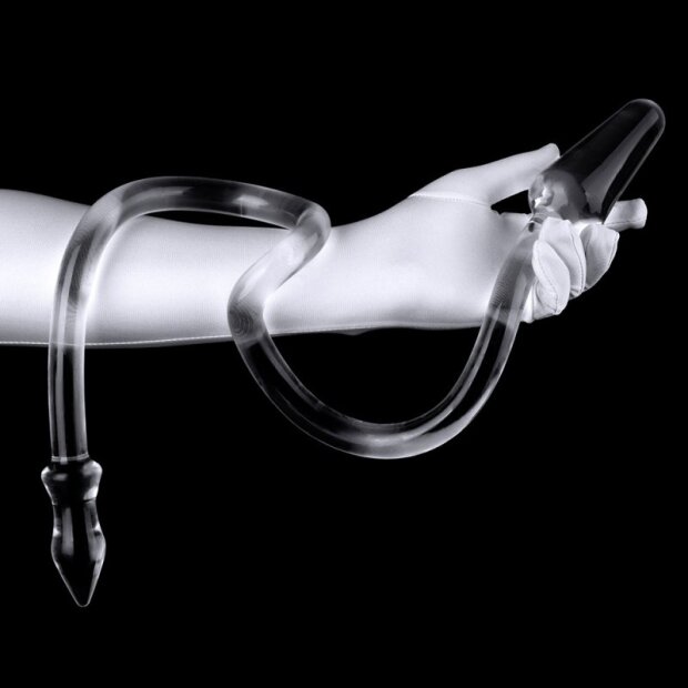 TheAssGasm Long Snass Plug Transparent Ø 4,5 cm