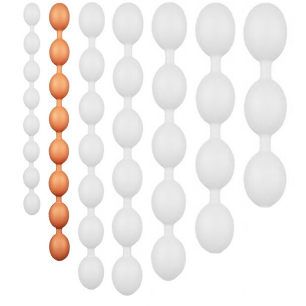 TheAssGasm Bolz Analkugeln M Orange 56 cm Ø 4,7 cm