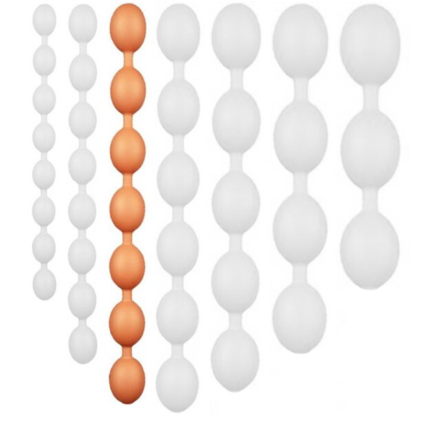 TheAssGasm Bolz Analkugeln L Orange 61 cm Ø 5,7 cm