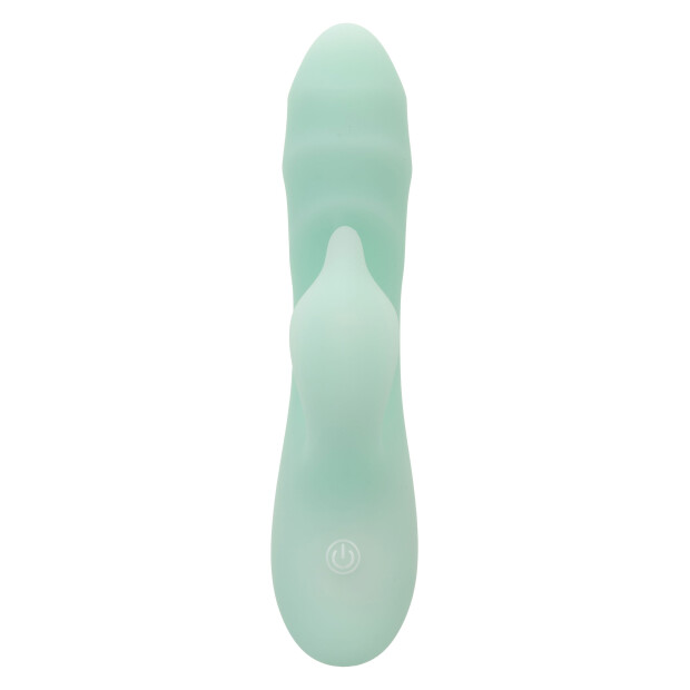 CalExotics Polynesia Vibromasseur avec Stimulation Clitoridienne Turquoise 16,5 cm