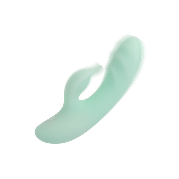 CalExotics Polynesia Vibromasseur avec Stimulation Clitoridienne Turquoise 16,5 cm