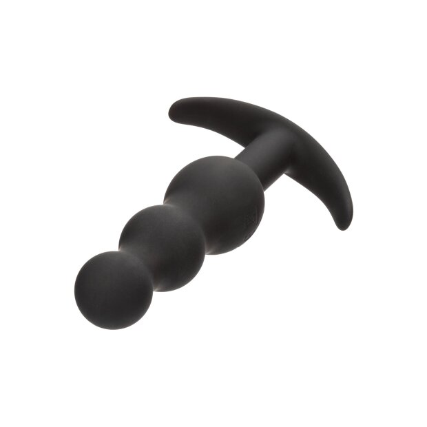CalExotics Vibrating Beaded Plug Schwarz Ø 2,5 cm
