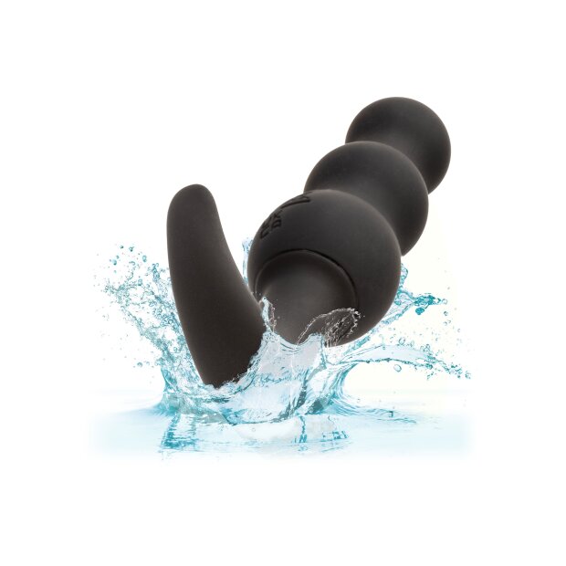 CalExotics Vibrating Beaded Plug Schwarz Ø 2,5 cm