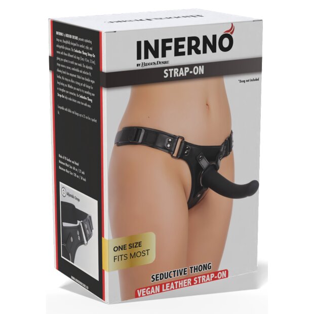 Hidden Desire INFERNO Seductive Tanga Strap On-Harness