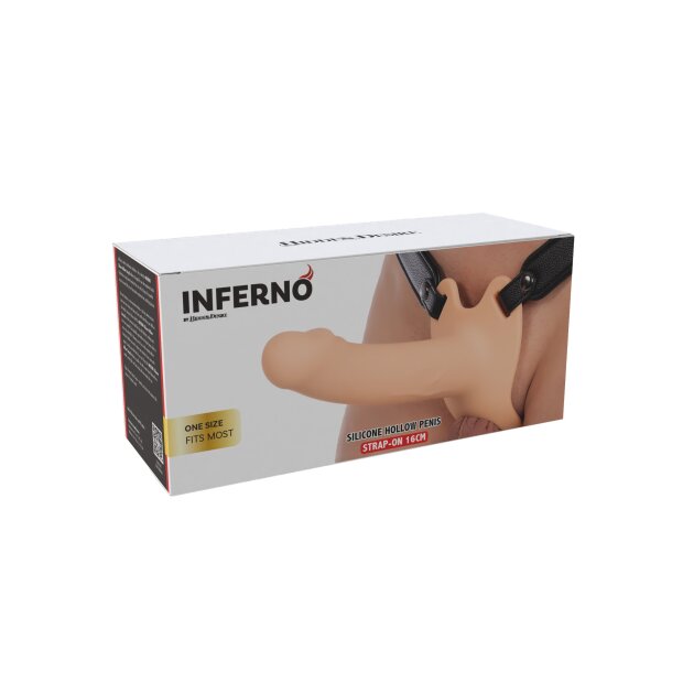 Hidden Desire INFERNO Hollow Strap-On with Harness