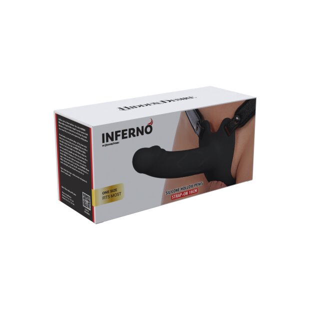 Hidden Desire INFERNO Hollow Strap-On with Harness
