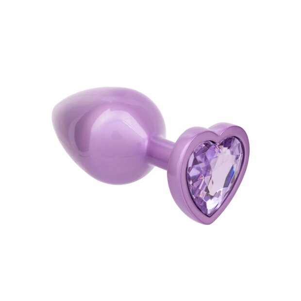 CalExotics Plug anal Diamond Heart Large Violet Ø 3,8 cm
