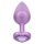 CalExotics Plug anal Diamond Heart Large Violet Ø 3,8 cm