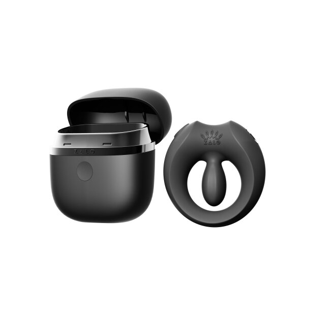 ZALO Apis Anneau vibrant pour couples contrôlé par application Noir Ø 3,2 cm