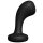 Hidden Desire Extreme Bullshead Power Anal Plug mit Vibration Schwarz Ø 4,5 cm