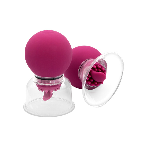 She.E.O Pompe Vibrante et Rotative pour Mamelons et Clitoris Violet Ø 6 cm