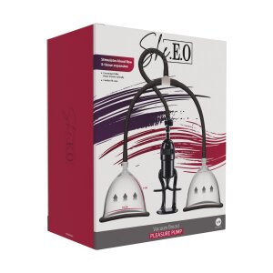 She.E.O. Vacuum Breast Pleasure Pump Black S-M Ø...