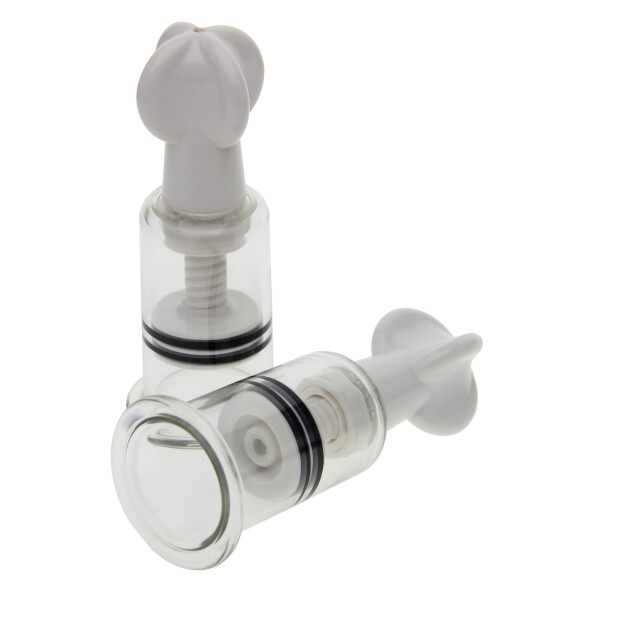 She.E.O. Suceurs pour Mamelons et Clitoris Blancs S-M Ø 4 cm