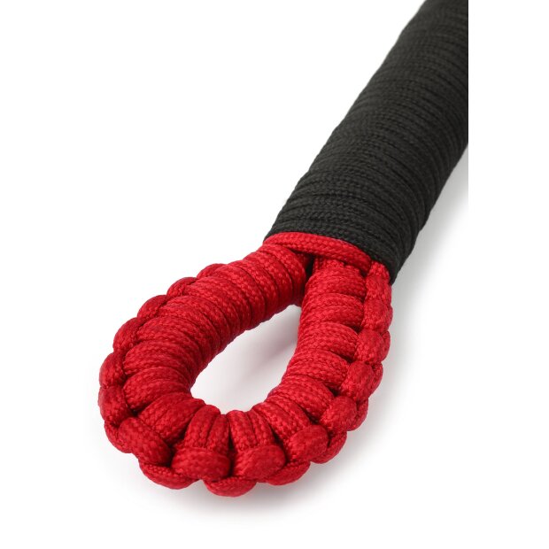 Taboom Knot Flogger Black Red