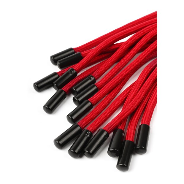 Taboom Knot Flogger Black Red