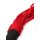 Taboom Knot Flogger Black Red