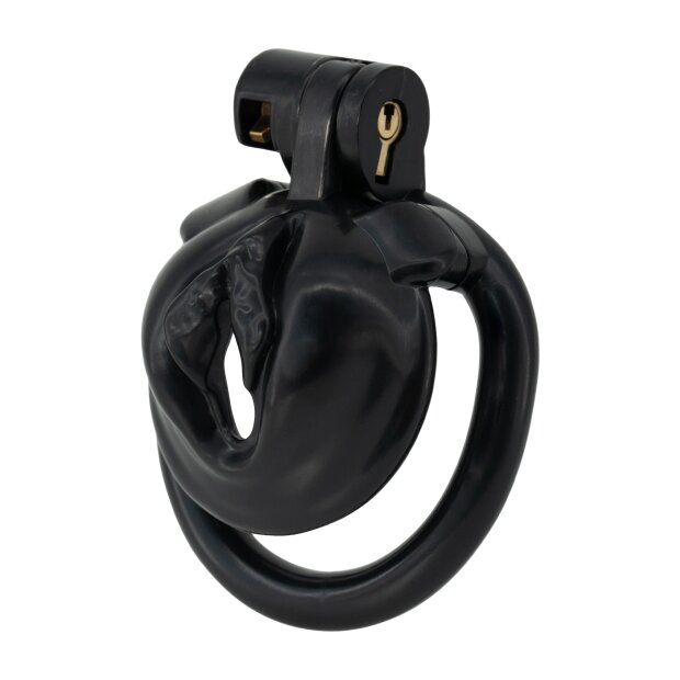 Hidden Desire Sissy Cock Lock Chastity Cage Black