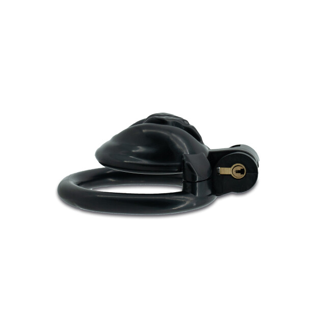 Hidden Desire Sissy Cock Lock Chastity Cage Black