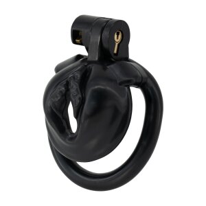 Hidden Desire Sissy Cock Lock Chastity Cage Black